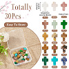 30Pcs 15 Styles Natural & Synthetic Mixed Gemstone Beads G-TA0002-13-12