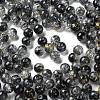 Transparent Crackle Acrylic Beads DACR-D300-01D-8mm-1