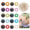   10 Bags 10 Colors Plastic Doll Eyes FIND-PH0018-07-1