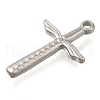 Anti-Tarnish 304 Stainless Steel Pendants STAS-P369-01P-2