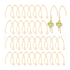 Unicraftale Ion Plating(IP) 304 Stainless Steel Earring Hooks STAS-UN0058-95G-1