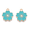 Alloy Enamel Pendants ENAM-S121-115G-3