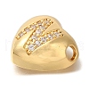 Rack Plating Brass Micro Pave Cubic Zirconia Pendants KK-I722-04G-N-2