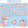 Unicraftale 80Pcs Ion Plating(IP) 201 Stainless Steel Charms STAS-UN0059-81RG-5