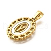 Golden 304 Stainless Steel Pendants STAS-K300-02G-Y-2