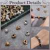   60Pcs 3 Colors Alloy European Beads FIND-PH0021-84-4