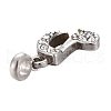 304 Stainless Steel Pendants STAS-F259-050AS-3