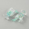 Transparent Resin Pendants RESI-TAC0019-01D-2