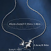 Alloy Full Crystal Rhinestone Mother and Daughter Pendant Necklaces FS-WG340FE-01-2
