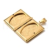 316 Stainless Steel Locket Pendants STAS-C123-03A-G-2