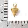 304 Stainless Steel Enamel Charms STAS-V013-01G-3