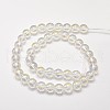 Electroplated Synthetic Quartz Bead Strands EGLA-J061-4mm-AB01-2