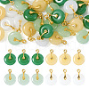  36Pcs 4 Colors Glass Pendants GLAA-TA0002-45-2