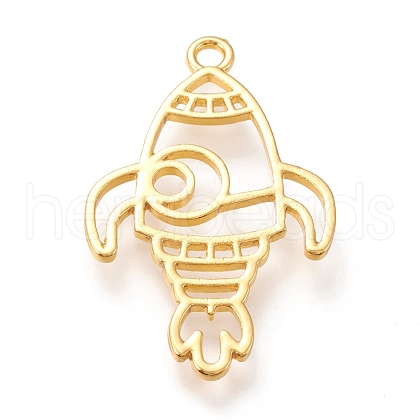 Alloy Open Back Bezel Pendants PALLOY-K246-19G-RS-1