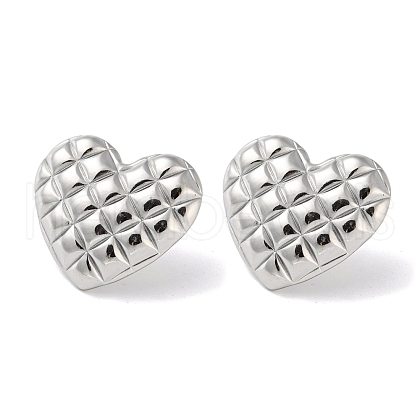 Non-Tarnish 304 Stainless Steel Stud Earrings EJEW-G367-07P-1