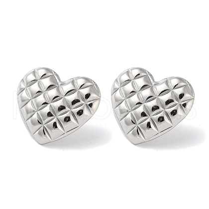 304 Stainless Steel Stud Earrings EJEW-G367-07P-1