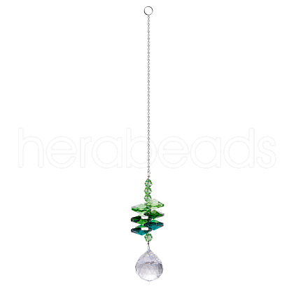 Crystal Glass Sun Catcher Pendant PW-WG2C834-02-1