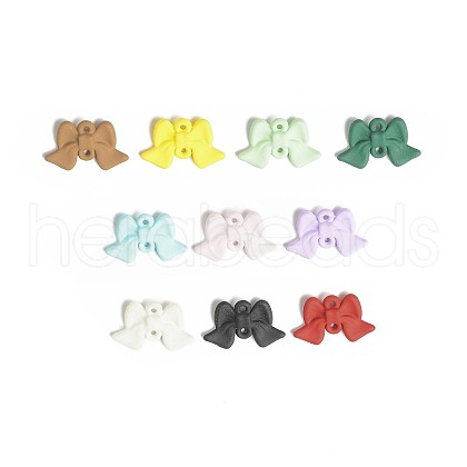 Spray Painted Alloy Connector Charms PALLOY-P291-17A-1