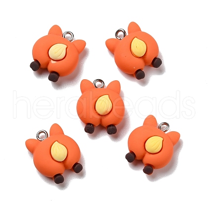 Opaque Resin Pendants RESI-D055-039P-1