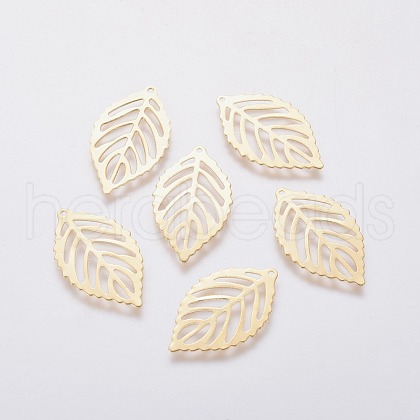 304 Stainless Steel Pendants X-STAS-L234-056G-1