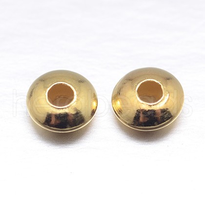Saucer 925 Sterling Silver Spacer Beads STER-M101-12-5mm-1