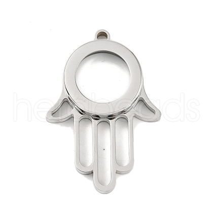 304 Stainless Stee Locket Pendants STAS-S132-11P-01-1