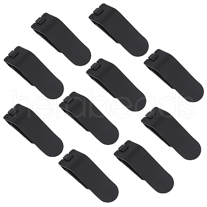 CHGCRAFT 10Pcs Steel Tie Clips for Men FIND-CA0009-88-1