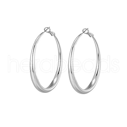 Brass Hoop Earrings FS-WG1287F-06-1
