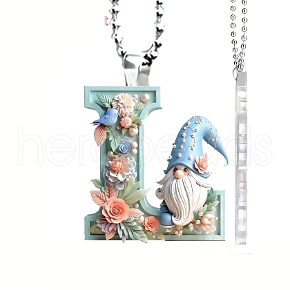 Gnome Acrylic Hanging Ornaments PW-WG032D6-05-1