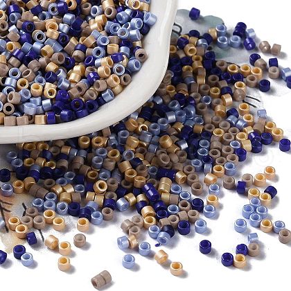 Baking Paint Glass Seed Beads SEED-S042-05A-17-1