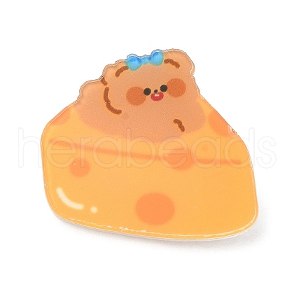 Cartoon Style Acrylic Brooches JEWB-P018-02C-1