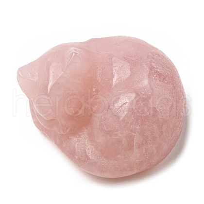 Natural Rose Quartz Display Decorations DJEW-PW0009-009D-1