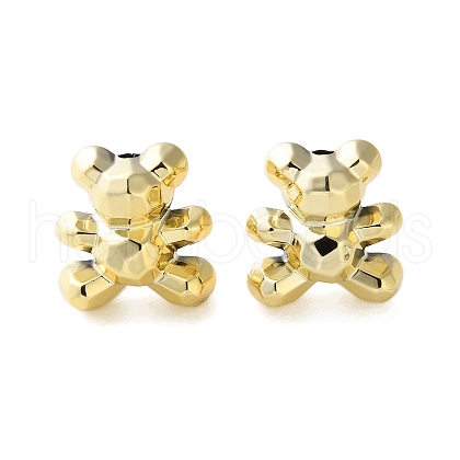 Electroplate Plating Opaque Acrylic Beads X-PACR-D288-05G-1