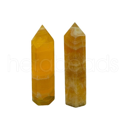 Point Tower Natural Calcite Home Display Decoration PW-WG93858-02-1