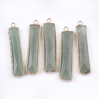 Natural Green Aventurine Pendants G-T112-10A-1
