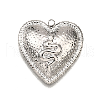 304 Stainless Steel Pendants STAS-M116-08P-1