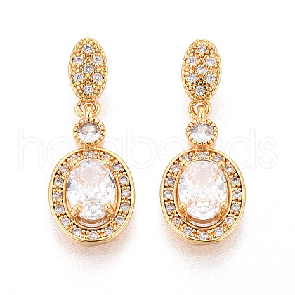 Brass Micro Pave Cubic Zirconia Pendants KK-N263-29B-G-1