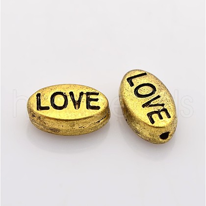 Tibetan Style Alloy Beads X-TIBEB-5850-AG-RS-1