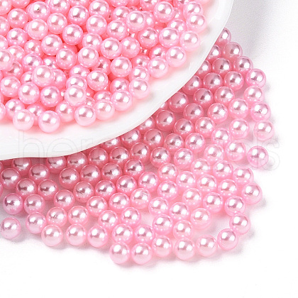 Imitation Pearl Acrylic Beads OACR-S011-4mm-Z4-1