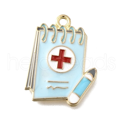 Medical Theme Alloy Enamel Pendants FIND-G090-02D-02-1