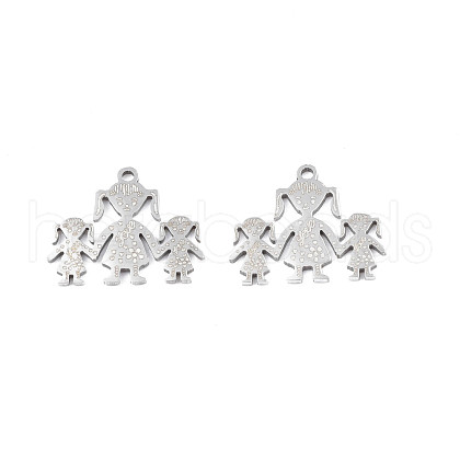 Non-Tarnish 201 Stainless Steel Pendants STAS-N091-149P-1