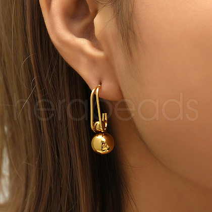 Simple Stainless Steel Stud Earrings for Women PO4456-1