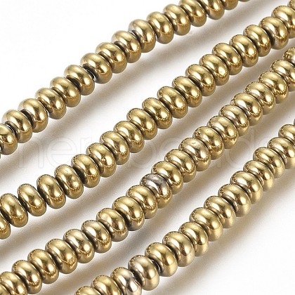 Non-magnetic Synthetic Hematite Beads Strands X-G-G826-02G-4mm-1