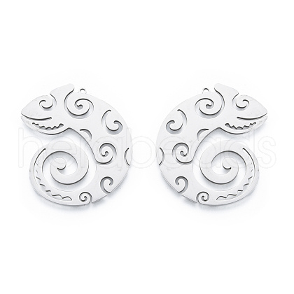 Non-Tarnish 201 Stainless Steel Pendants STAS-N090-LA927-1-1
