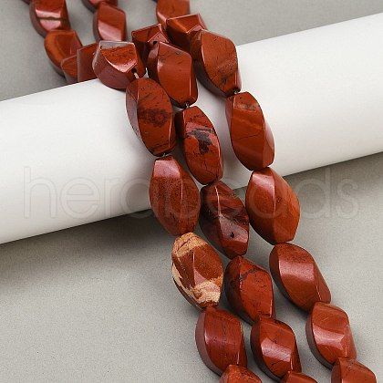 Natural Red Jasper Beads Strands G-F792-A01-1