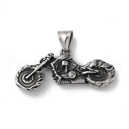 304 Stainless Steel Pendants STAS-D014-16AS-1