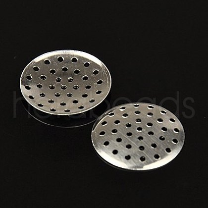 Aluminum Finger Ring/Brooch Sieve Findings FIND-D003-2-1