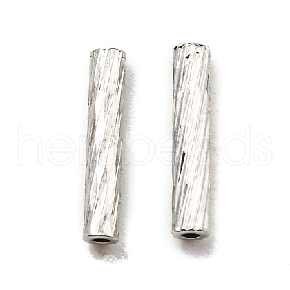 Non-Tarnish 304 Stainless Steel Tube Beads STAS-G310-37A-P-1