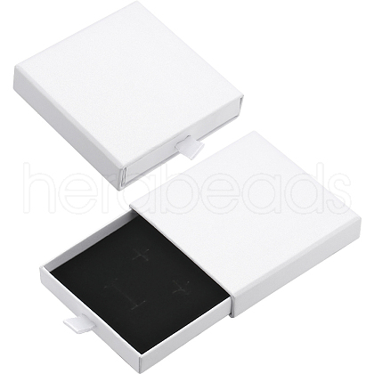 Beebeecraft 2Pcs Paper Drawer Boxes CON-BBC00001-02A-1