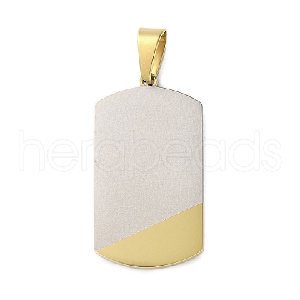304 Stainless Steel Pendants STAS-G346-46GP-1
